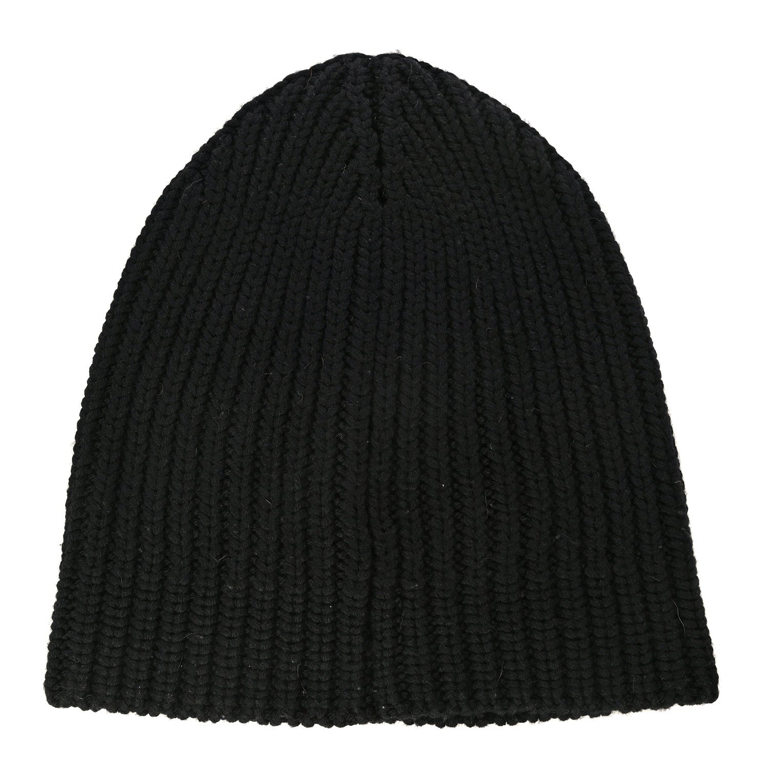 Gucci Wool Wolf Embroidered Knit Beanie Hat M Black 2 of 6