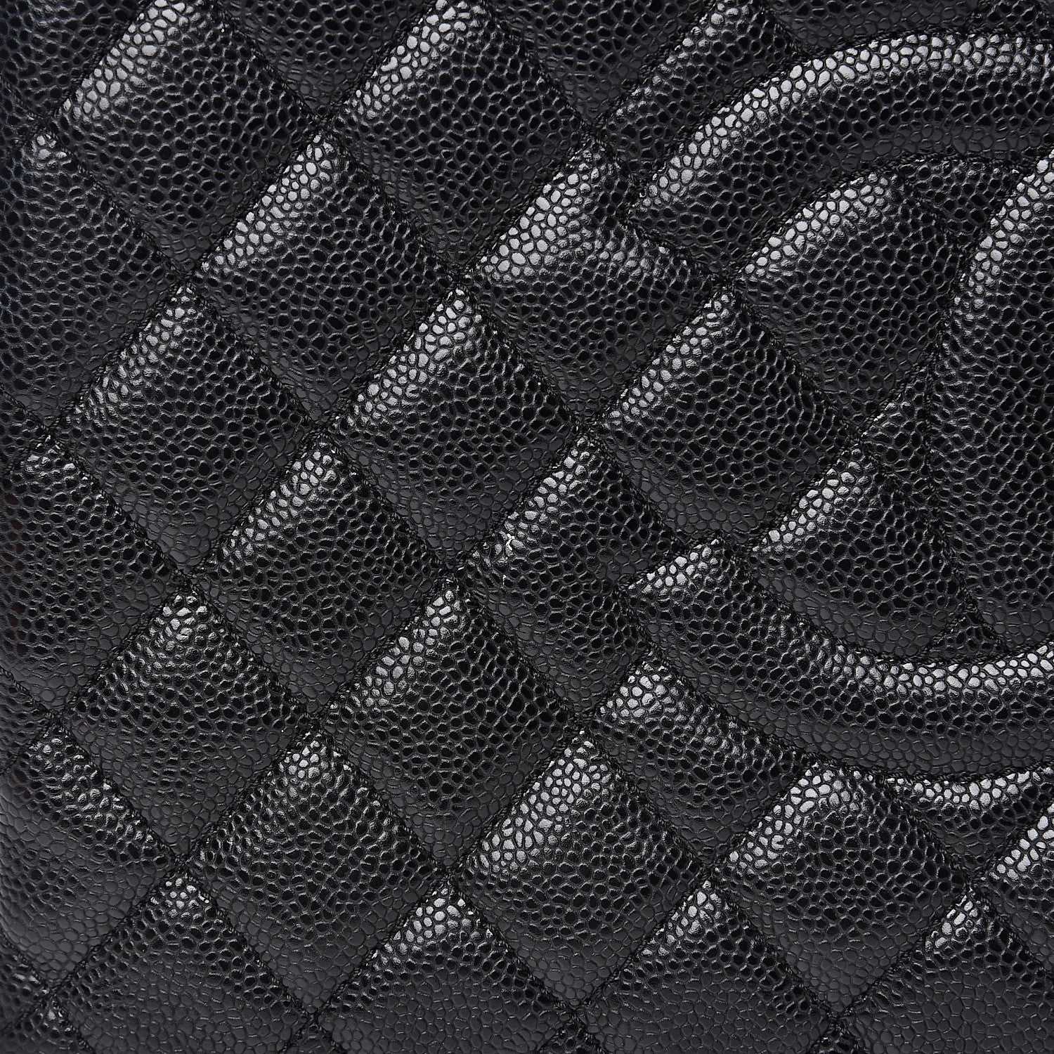 Chanel Caviar Quilted Grand Shopping Tote GST Black 12 of 14