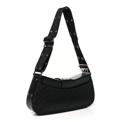Christian Dior Monogram Calfskin Street Chic Columbus Ave Bag Black 3 of 10