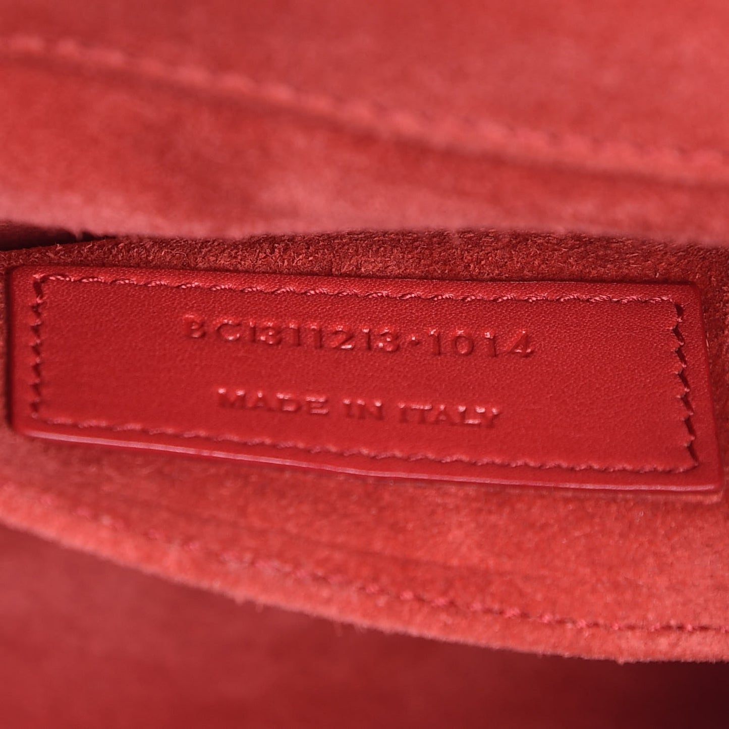 Calfskin Classic Y Ligne Clutch Red