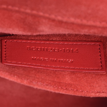 Saint Laurent Calfskin Classic Y Ligne Clutch Red 7 of 17