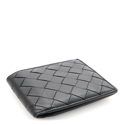 Bottega Veneta Nappa Maxi Intrecciato Bi-Fold Wallet Black 4 of 7