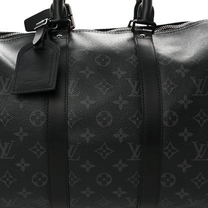 Louis Vuitton Monogram Eclipse Keepall Bandouliere 45 7 of 10