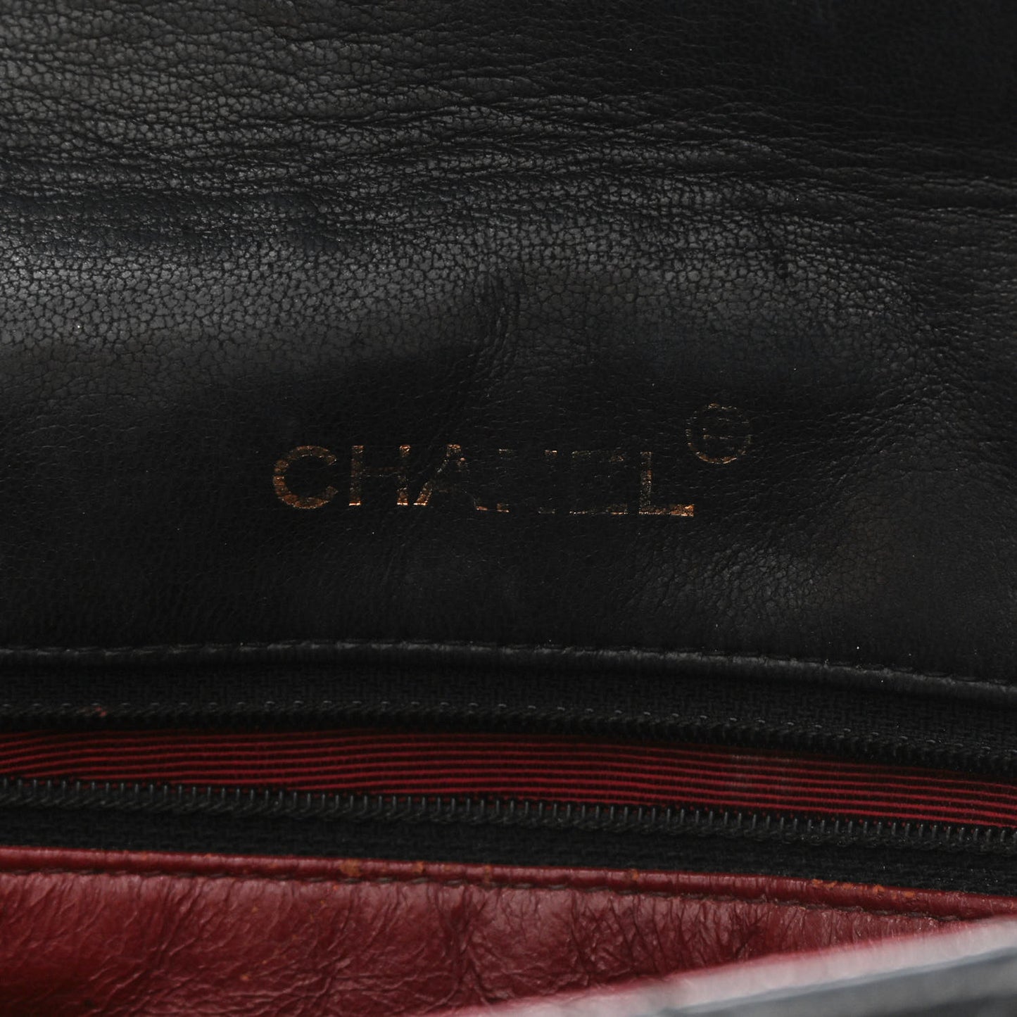 Lambskin Diamond Stitch Envelope Single Flap Black