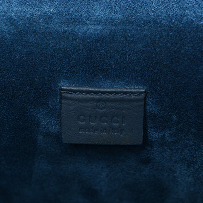 Gucci GG Supreme Monogram Medium Dionysus Shoulder Bag Blue 6 of 7