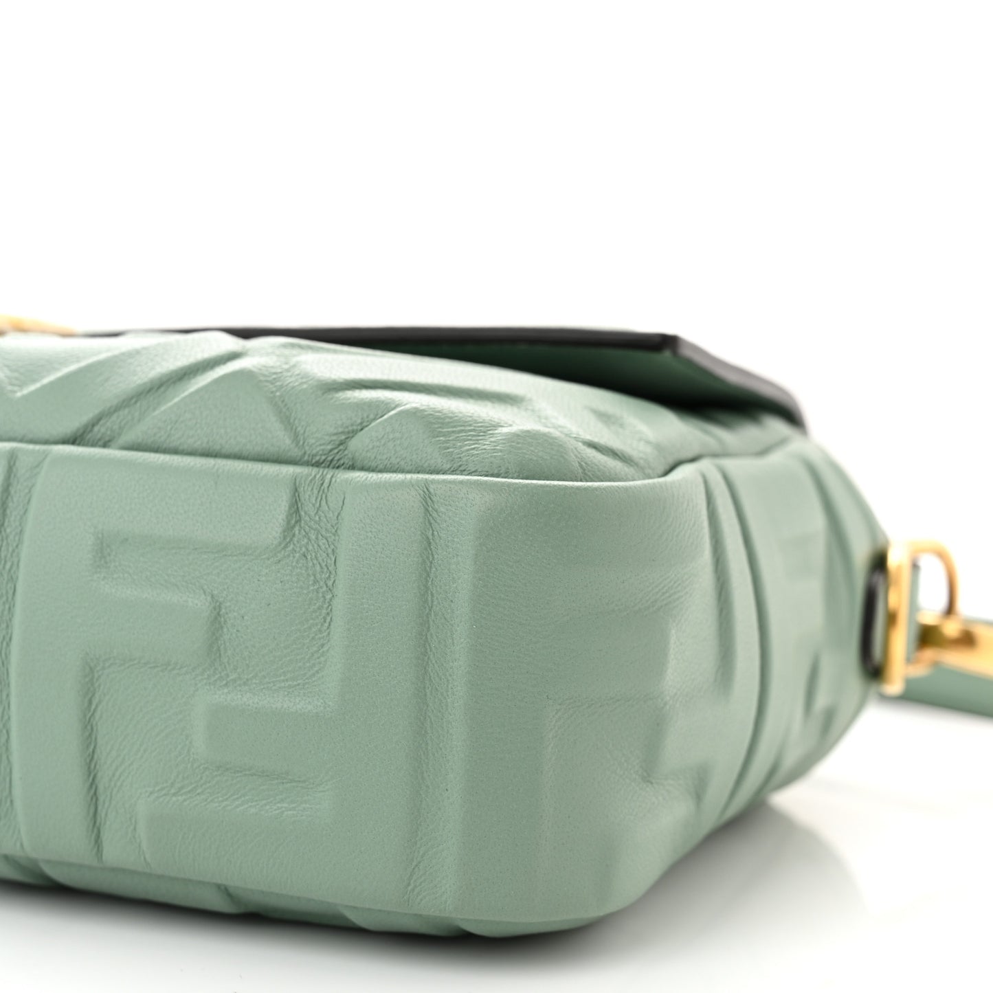 Nappa FF 1974 Embossed Baguette Menta