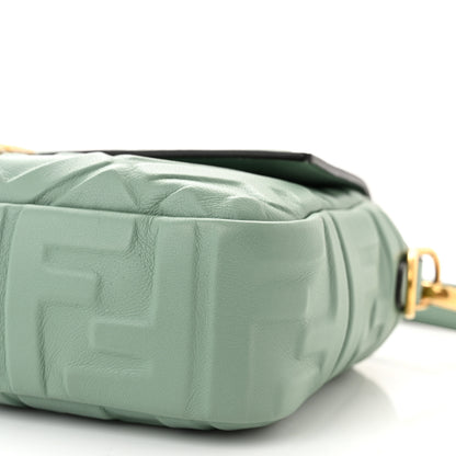 Fendi Nappa FF 1974 Embossed Baguette Menta 10 of 10