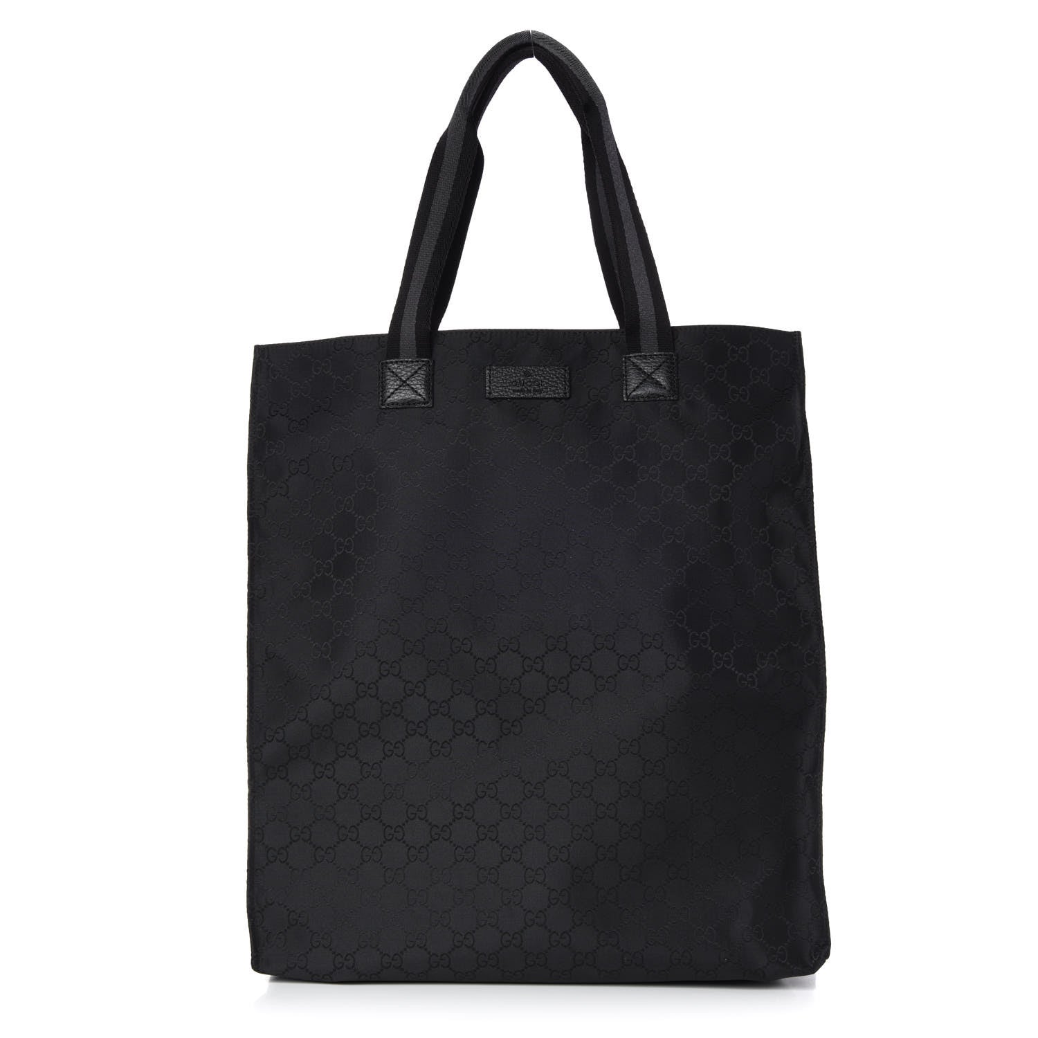 Gucci Nylon Monogram Vertical Tote Black 1 of 10