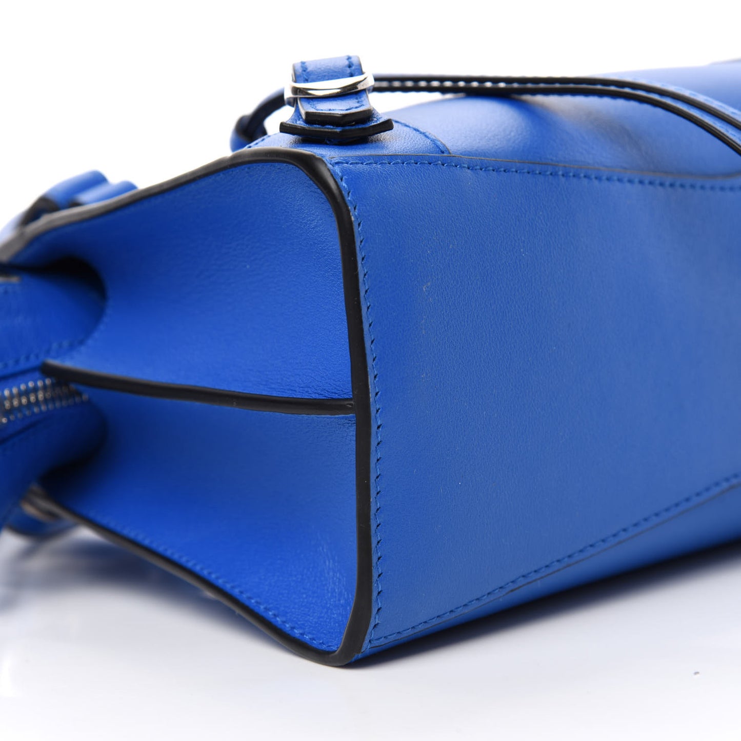Smooth Calfskin Neo Classic Silver Hardware Mini City Bleu