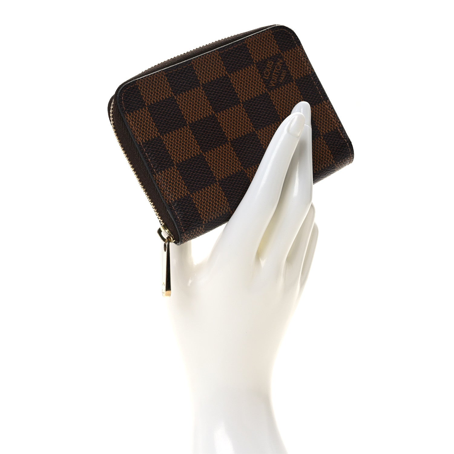 Louis Vuitton Damier Ebene Zippy Coin Purse 2 of 9