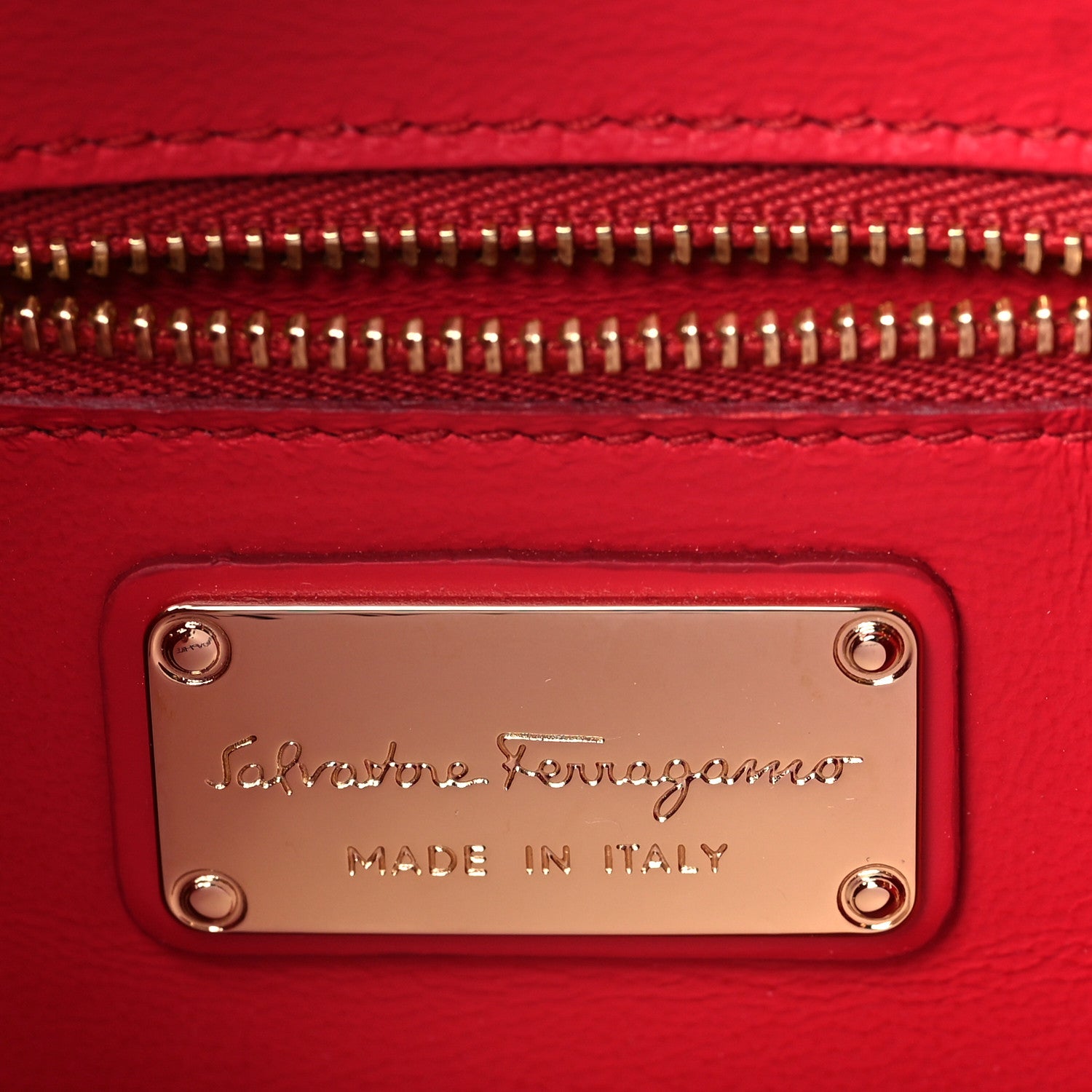 Salvatore Ferragamo Calfskin Anna Shoulder Bag Pamplona 5 of 10
