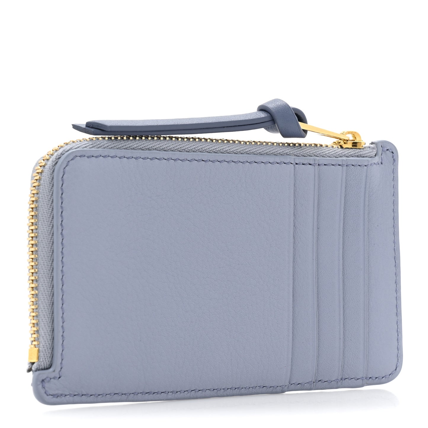 X HOWL'S MOVING CASTLE Classic Calfskin Markl Coin Cardholder Blueberry