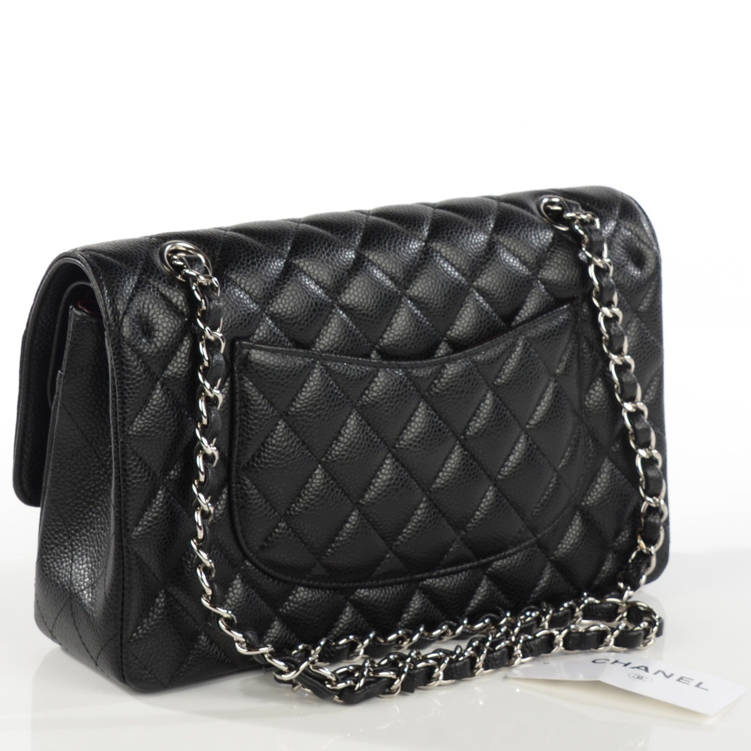 Chanel Caviar Quilted Medium Double Flap Black 3 of 8