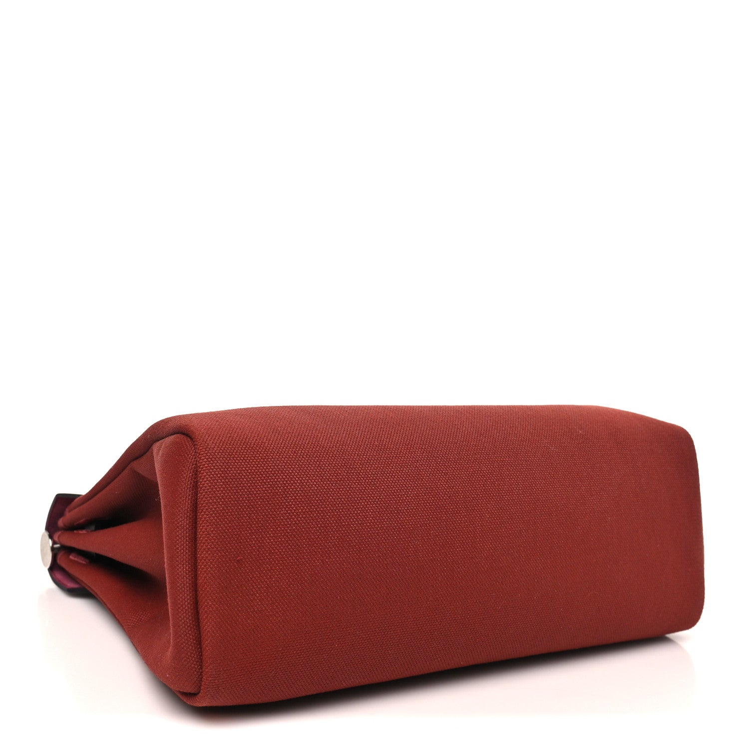Hermes Military Toile Vache Hunter Herbag Zip Retourne 31 PM Rouge H Ebene 4 of 10