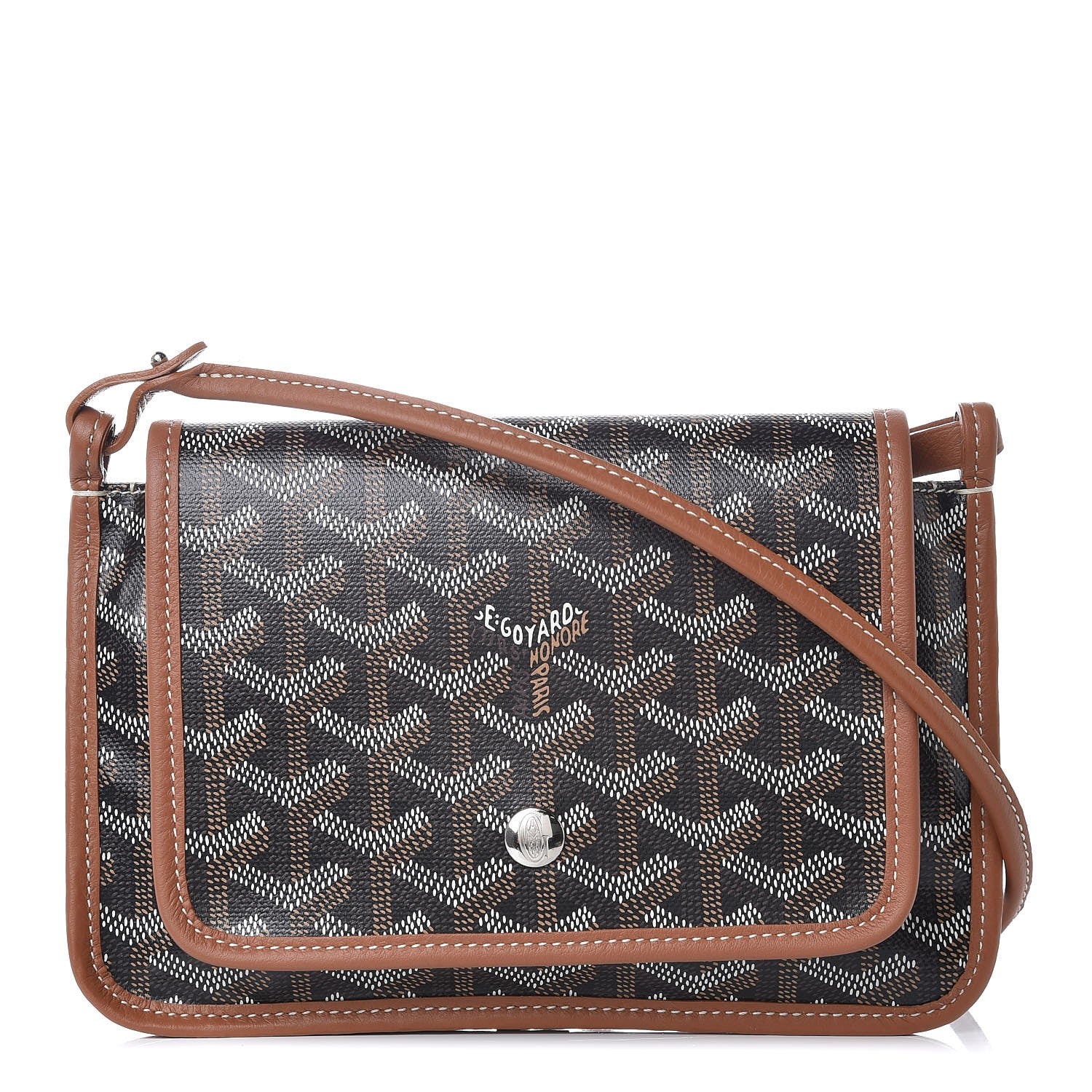 Goyard Goyardine Plumet Wallet Clutch Black Gold 1 of 6