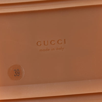 Gucci Canvas GG Monogram Angelina Platform Slide Sandals 39 Beige Ruggine 8 of 11