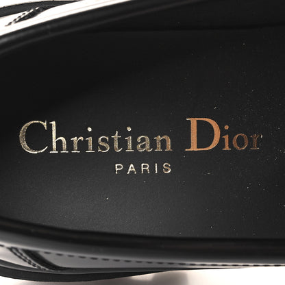 Christian Dior Brushed Calfskin Dior Code Lug Sole 15mm Loafers 36 Black 8 of 8