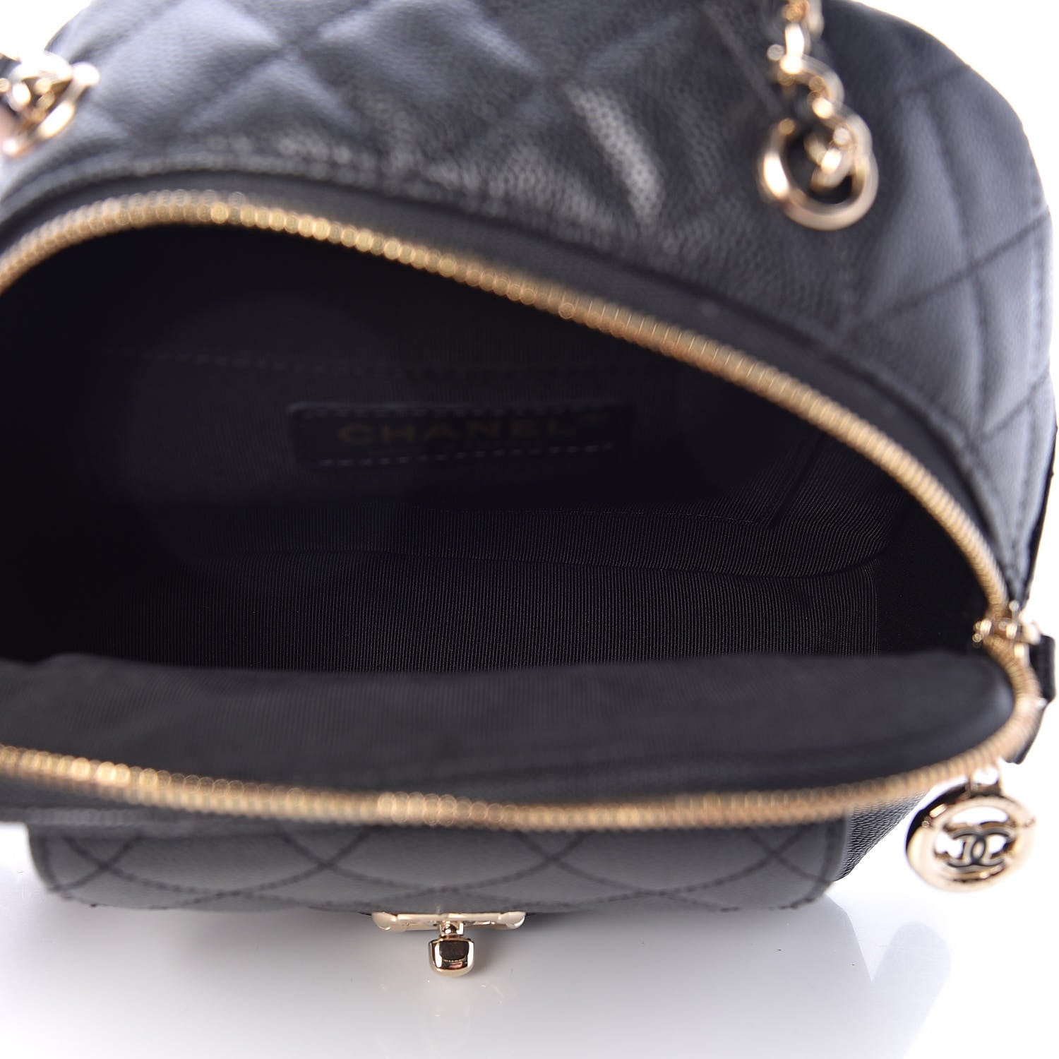 Chanel Caviar Quilted Small CC Day Backpack Black 7 of 9