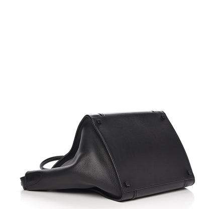 Celine Supple Calfskin Medium Phantom Luggage Black 3 of 8