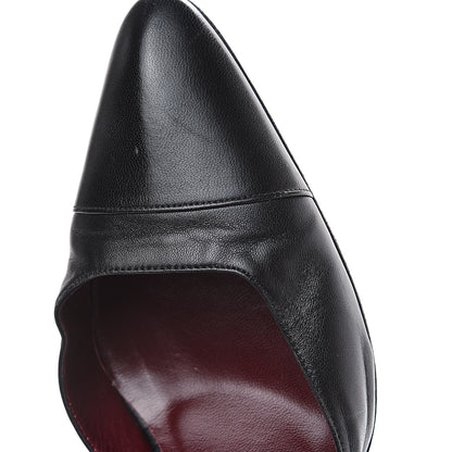 Chanel Lambskin Cap Toe Ankle Strap Pumps 37 Black 8 of 9