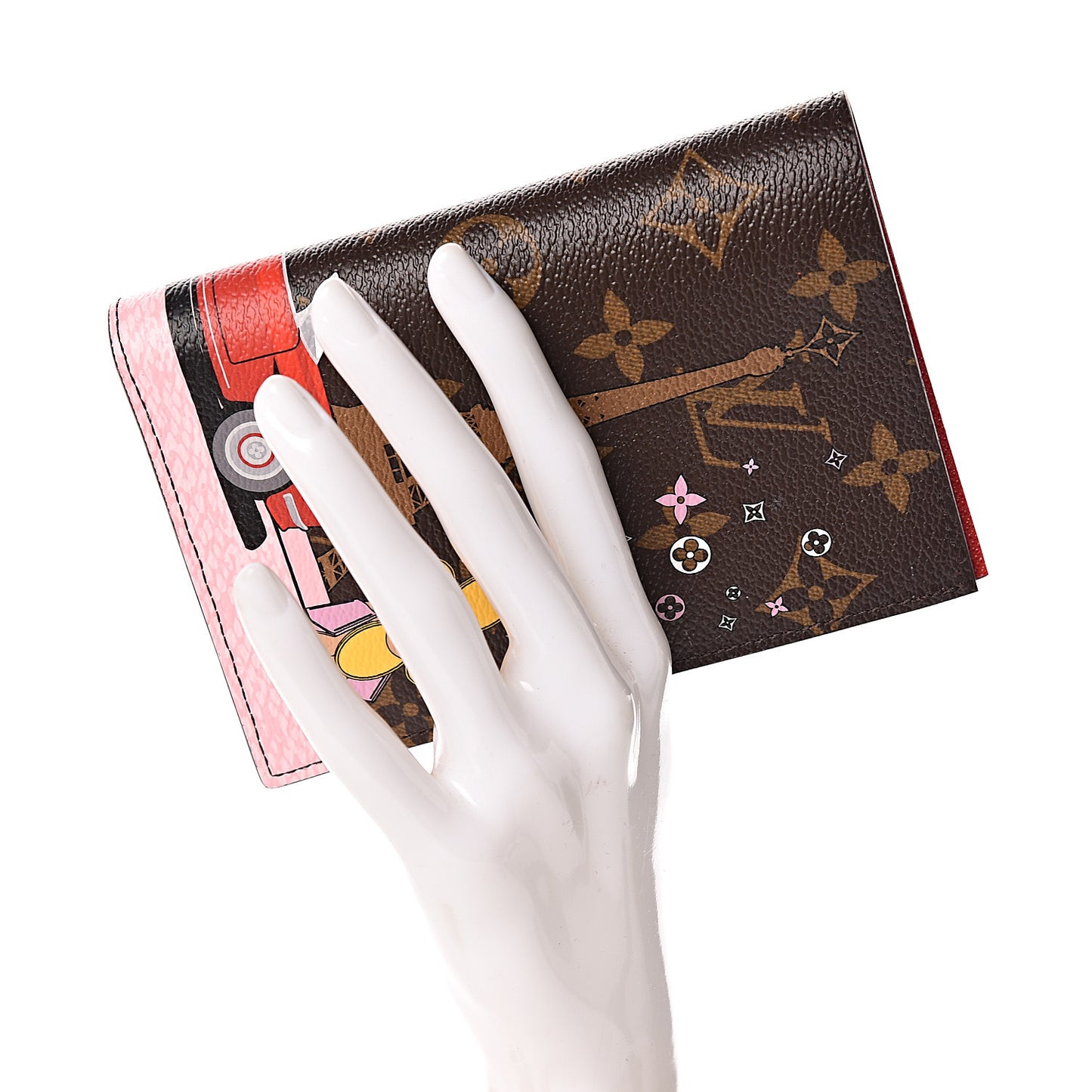 Monogram 2019 Christmas Animation Passport Cover Rouge