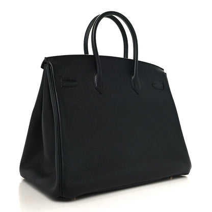 Hermes Taurillon Novillo Birkin 35 Black 3 of 12