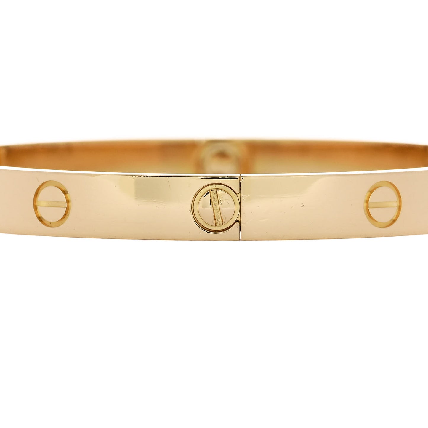 18K Yellow Gold LOVE Bracelet 19