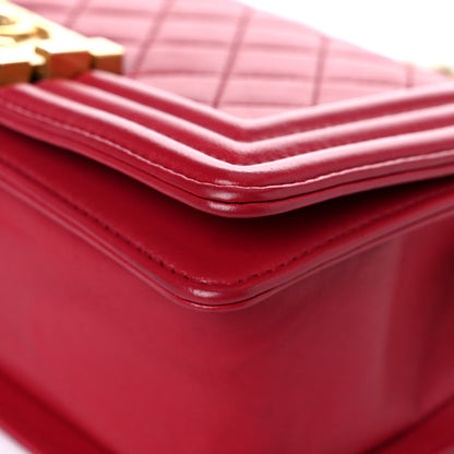 Chanel Calfskin Quilted Small Boy Flap Red 8 of 16