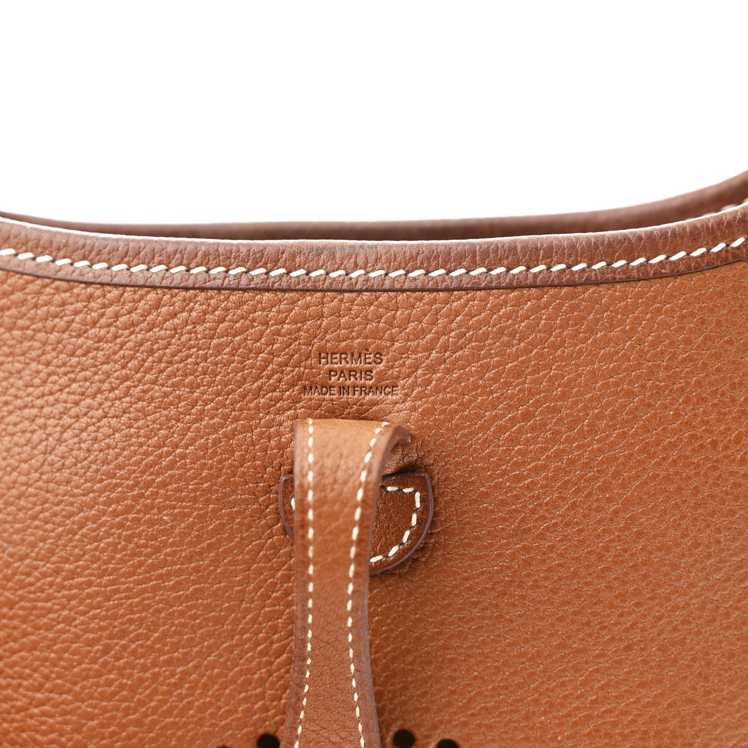 Hermes Taurillon Clemence Amazone Evelyne TPM Fauve Gold 1742999