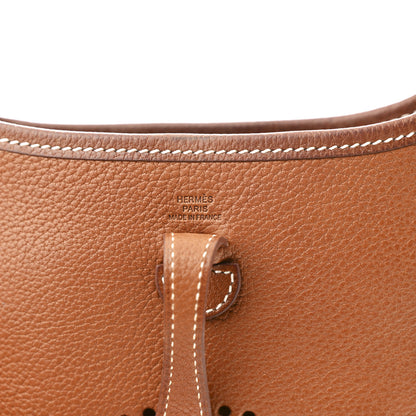 Hermes Taurillon Clemence Amazone Evelyne TPM Fauve Gold 6 of 11