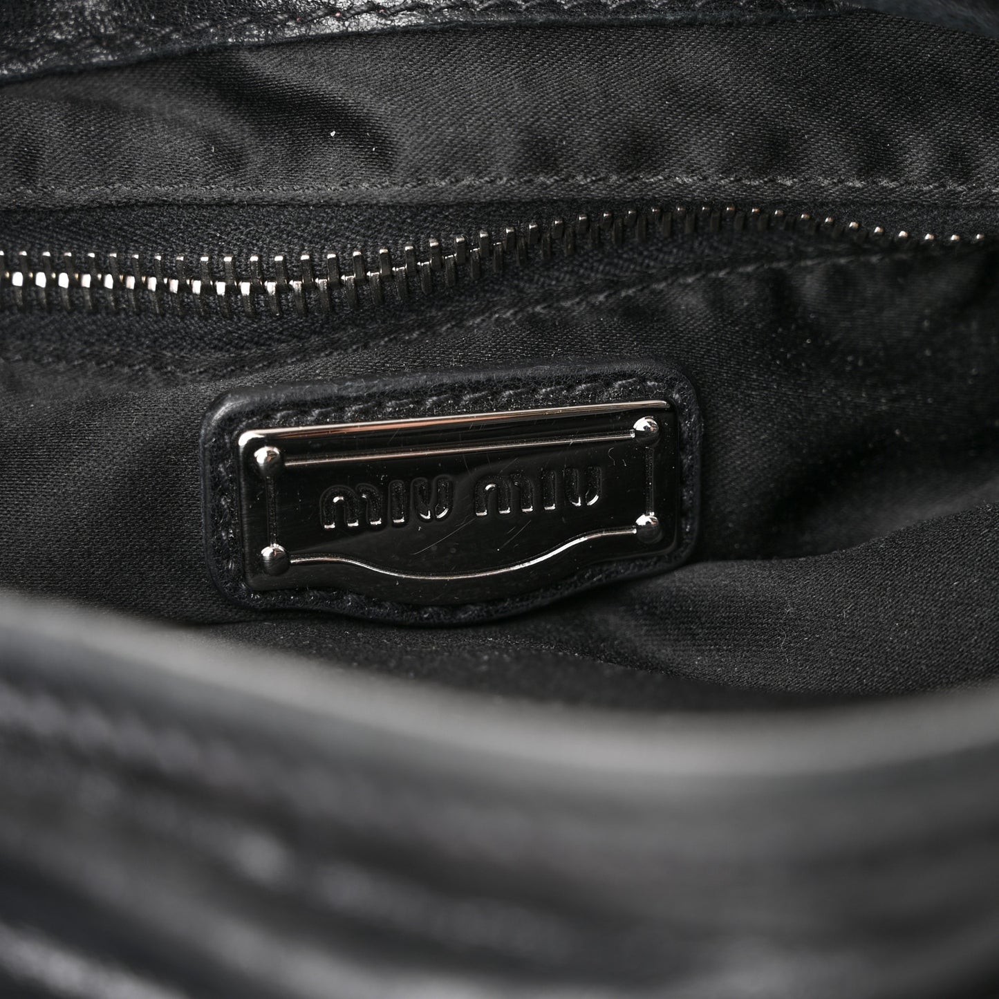 Nappa Matelasse Coffer Hobo Black