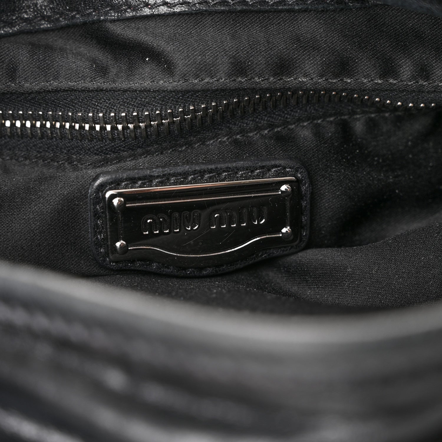 Miu Miu Nappa Matelasse Coffer Hobo Black 6 of 10