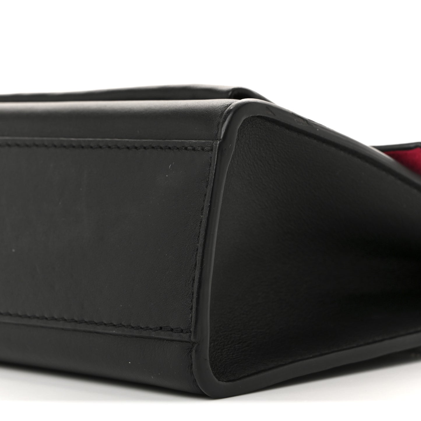 Soft Calfskin Pins My Lockme Chain Bag BB Black