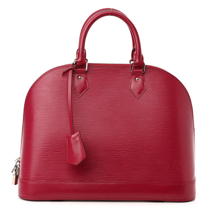 Louis Vuitton Epi Alma MM Fuchsia 1 of 9