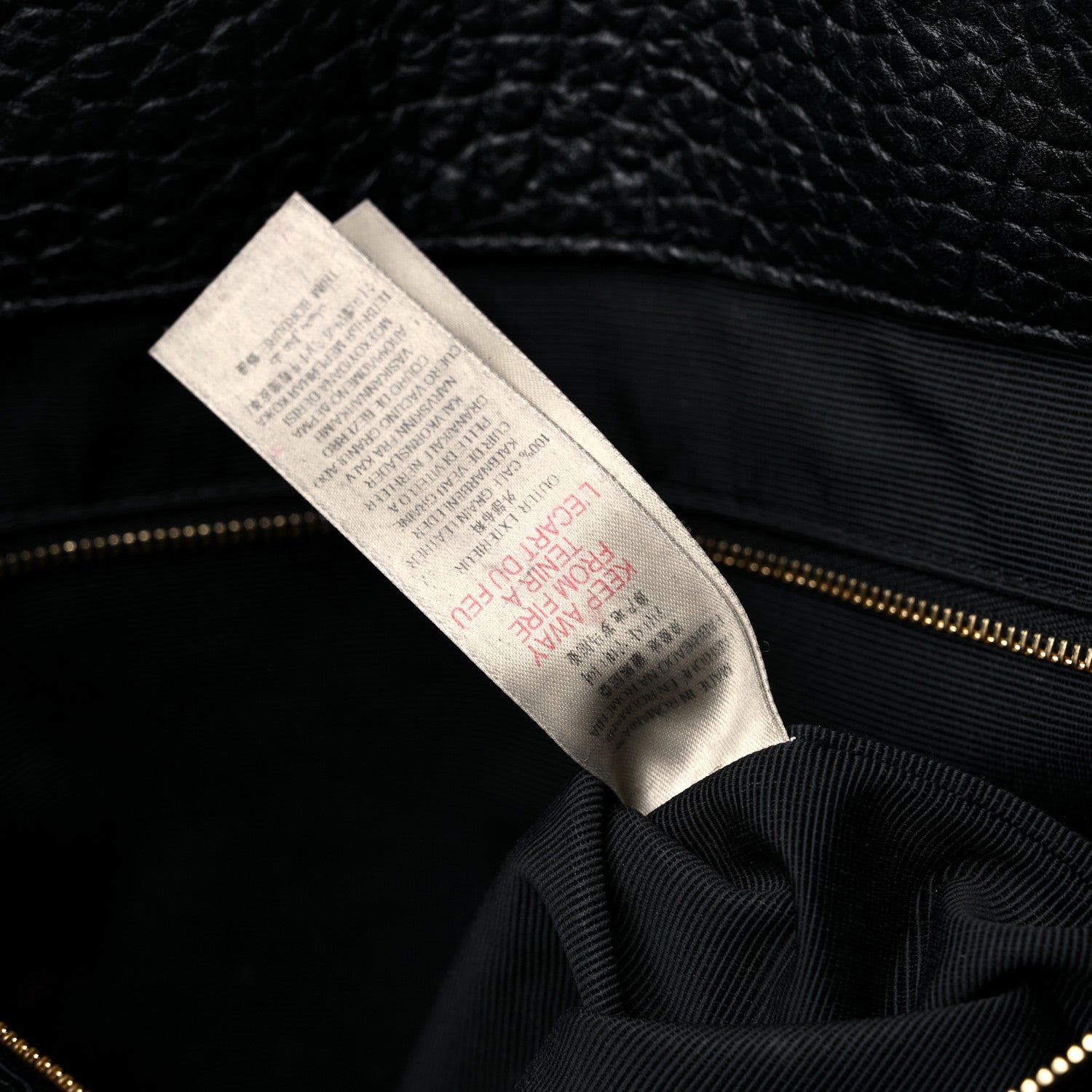 Burberry Heritage Grain Check Embossed Medium Dewsbury Tote Black 7 of 19