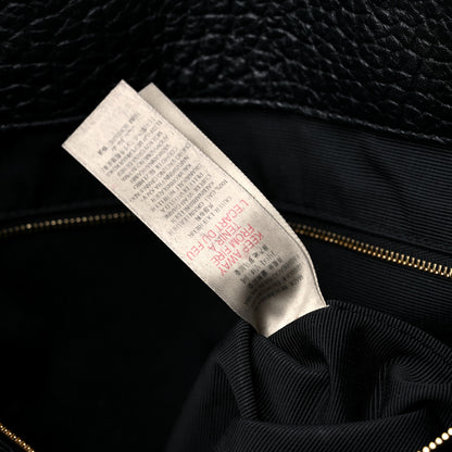 Burberry Heritage Grain Check Embossed Medium Dewsbury Tote Black 7 of 19