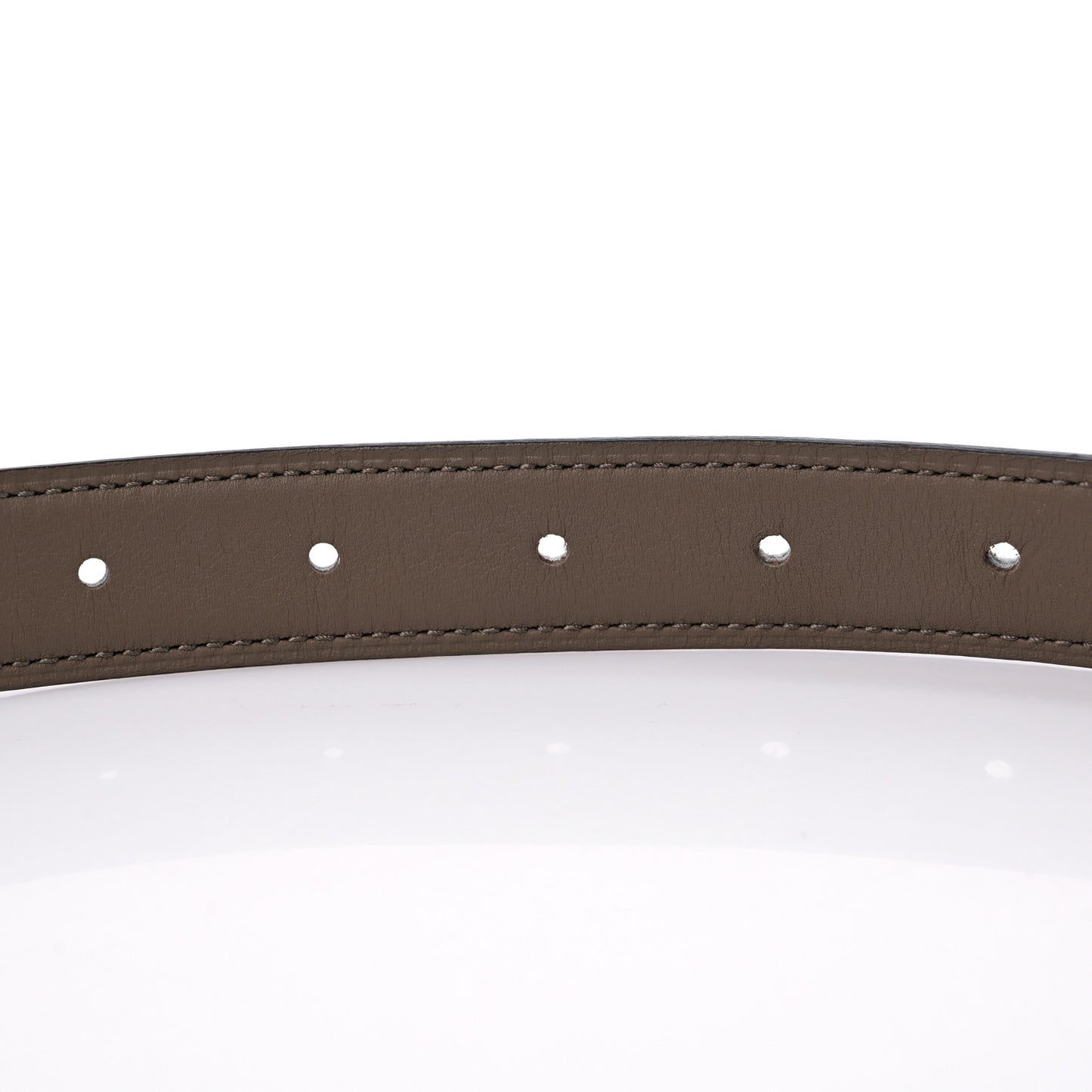 Epsom Swift 24mm Mini Constance H Belt 95 38 White Etoupe
