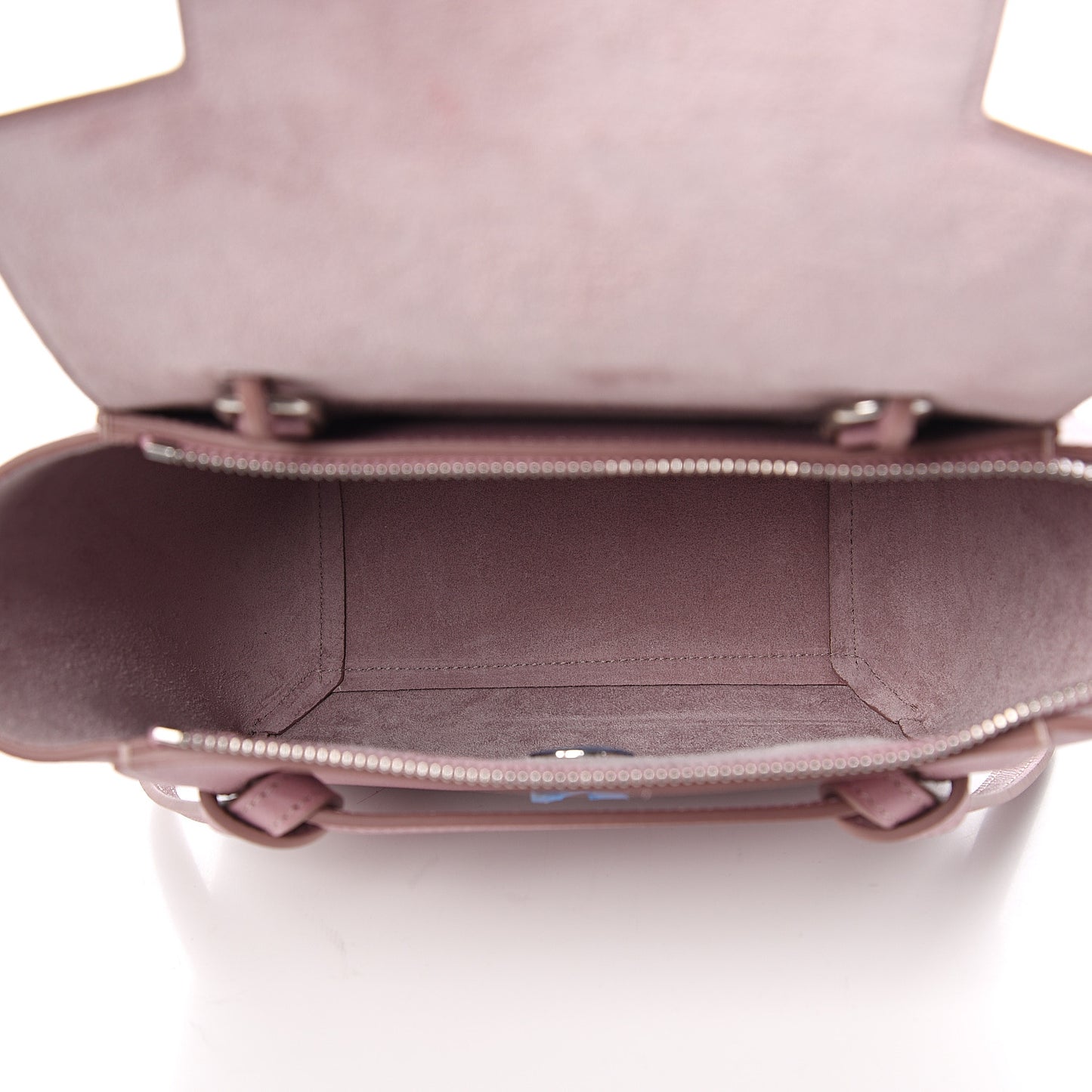 Grained Calfskin Nano Belt Bag Antique Rose
