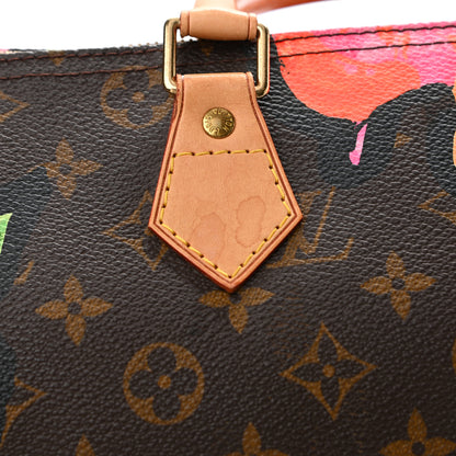 Louis Vuitton Monogram Roses Speedy 30 14 of 14