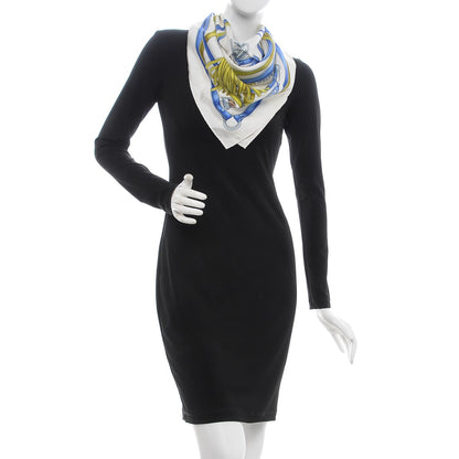 Gucci Silk Fiona Tassel Square Scarf White 2 of 6