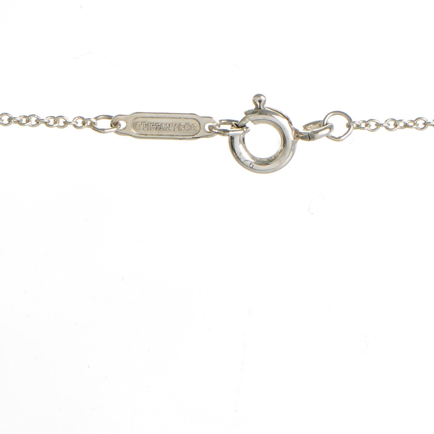 Tiffany Sterling Silver 18K Rose Gold 1837 Interlocking Circles Pendant Necklace 4 of 6
