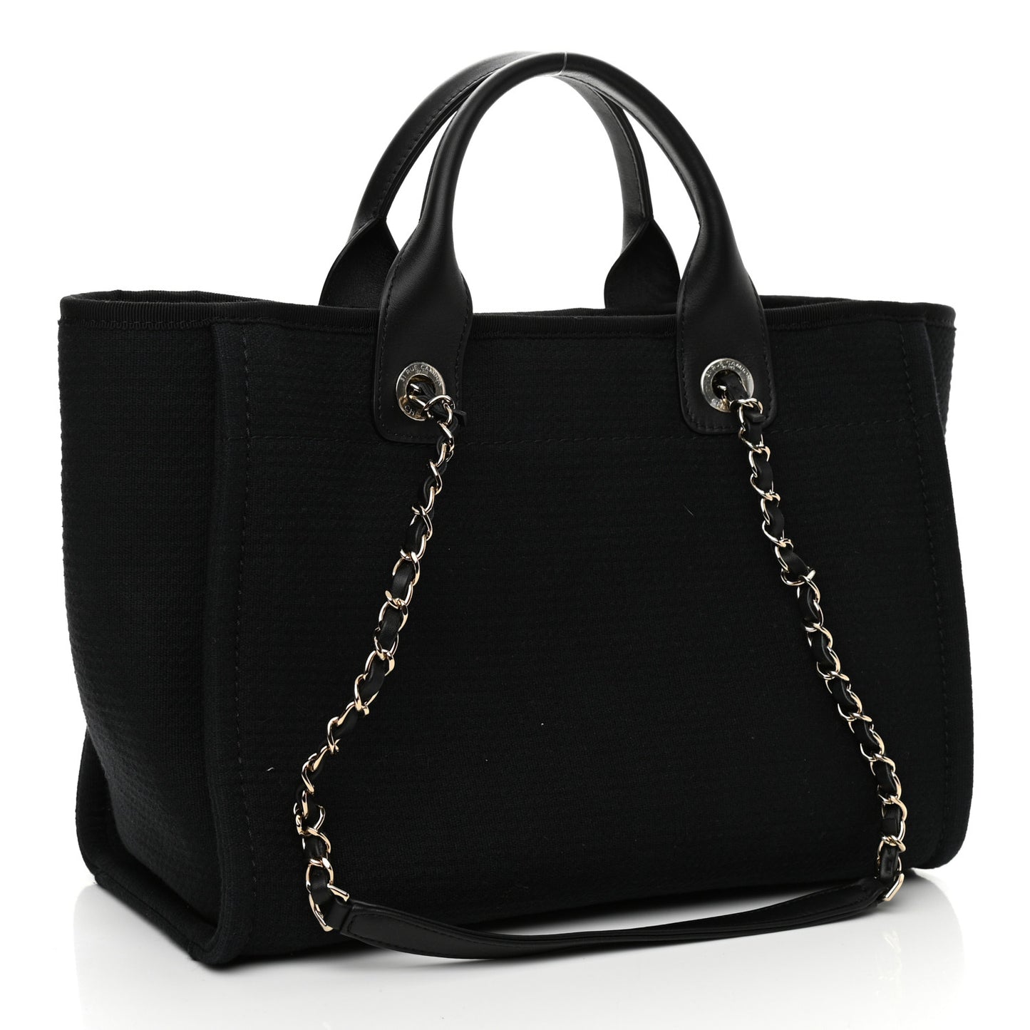 Mixed Fibers Small Deauville Tote Black