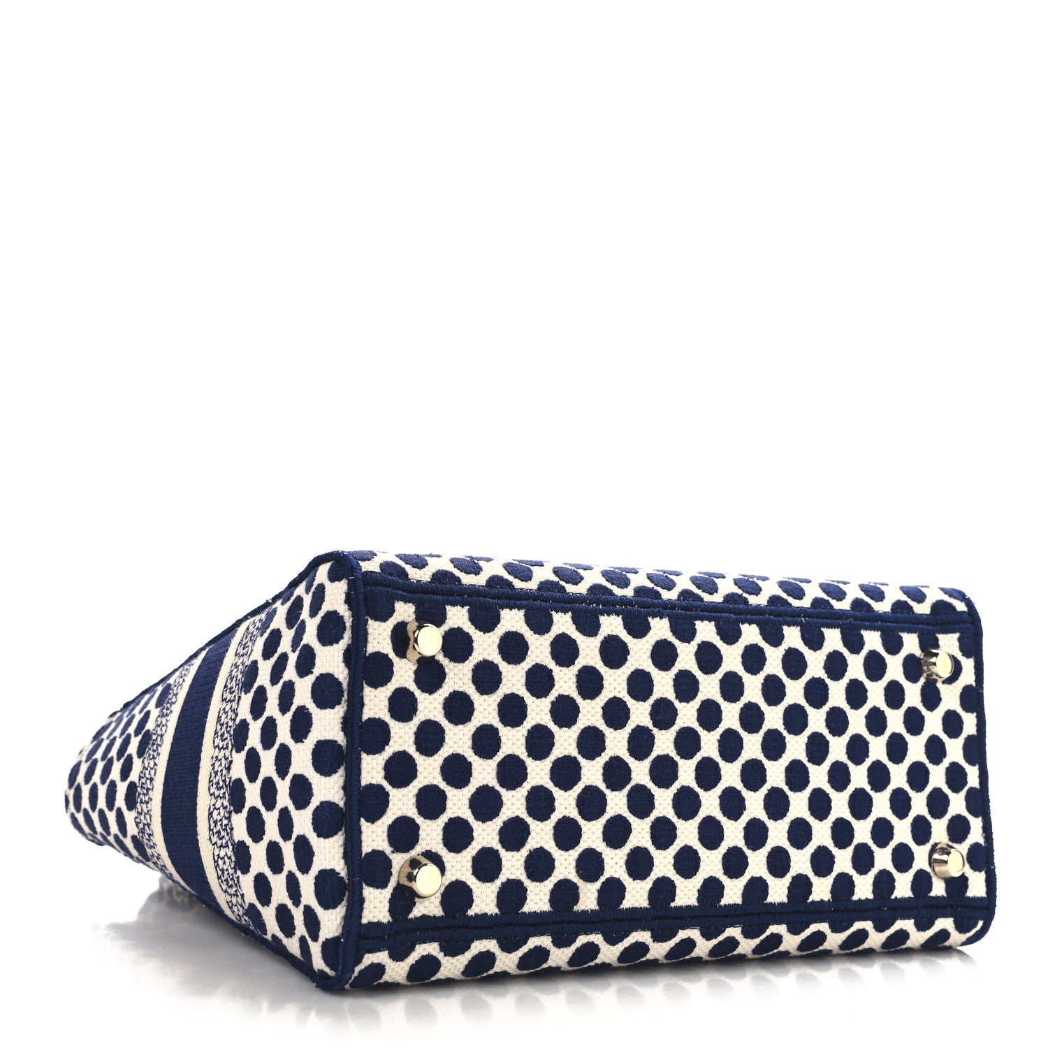 Christian Dior Canvas Medium DiorAmour Dots Lady D-Lite Blue 4 of 9