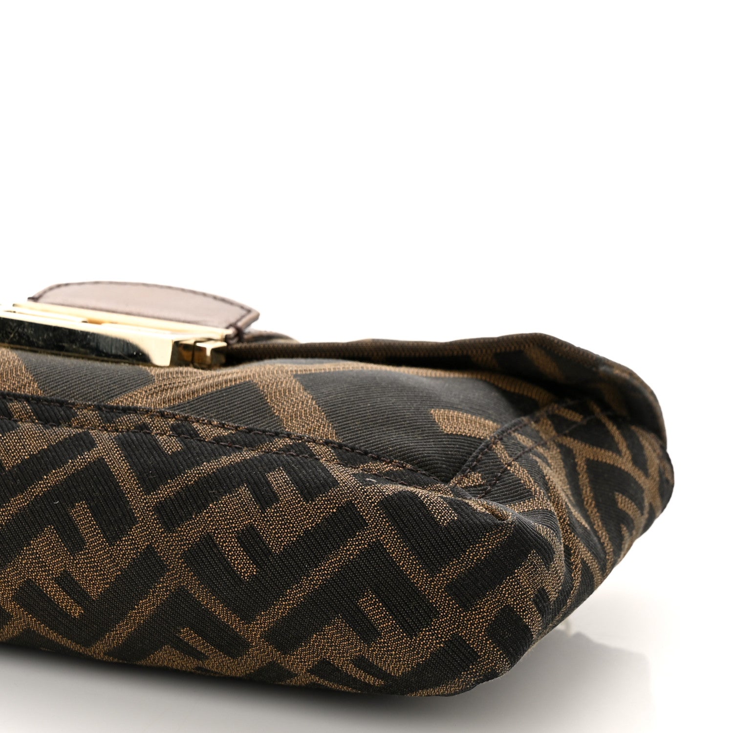 Fendi Zucca Maxi Baguette Bag Tobacco 10 of 10