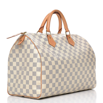 Louis Vuitton Damier Azur Speedy 35 3 of 9