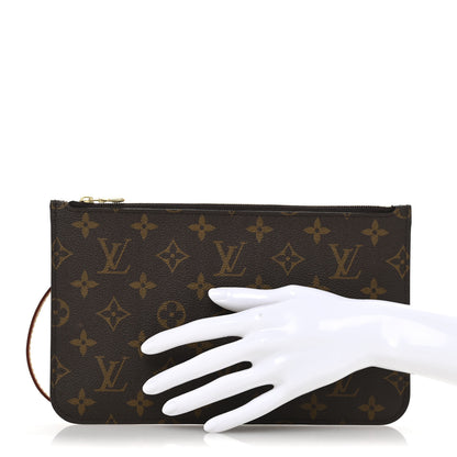 Louis Vuitton Monogram Neverfull MM GM Pochette 2 of 8