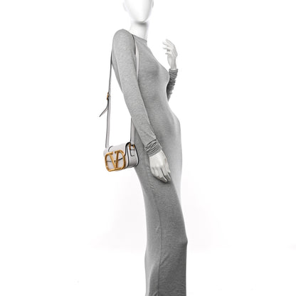 Valentino Garavani Calfskin Small Supervee Crossbody Bag Optic White 2 of 10