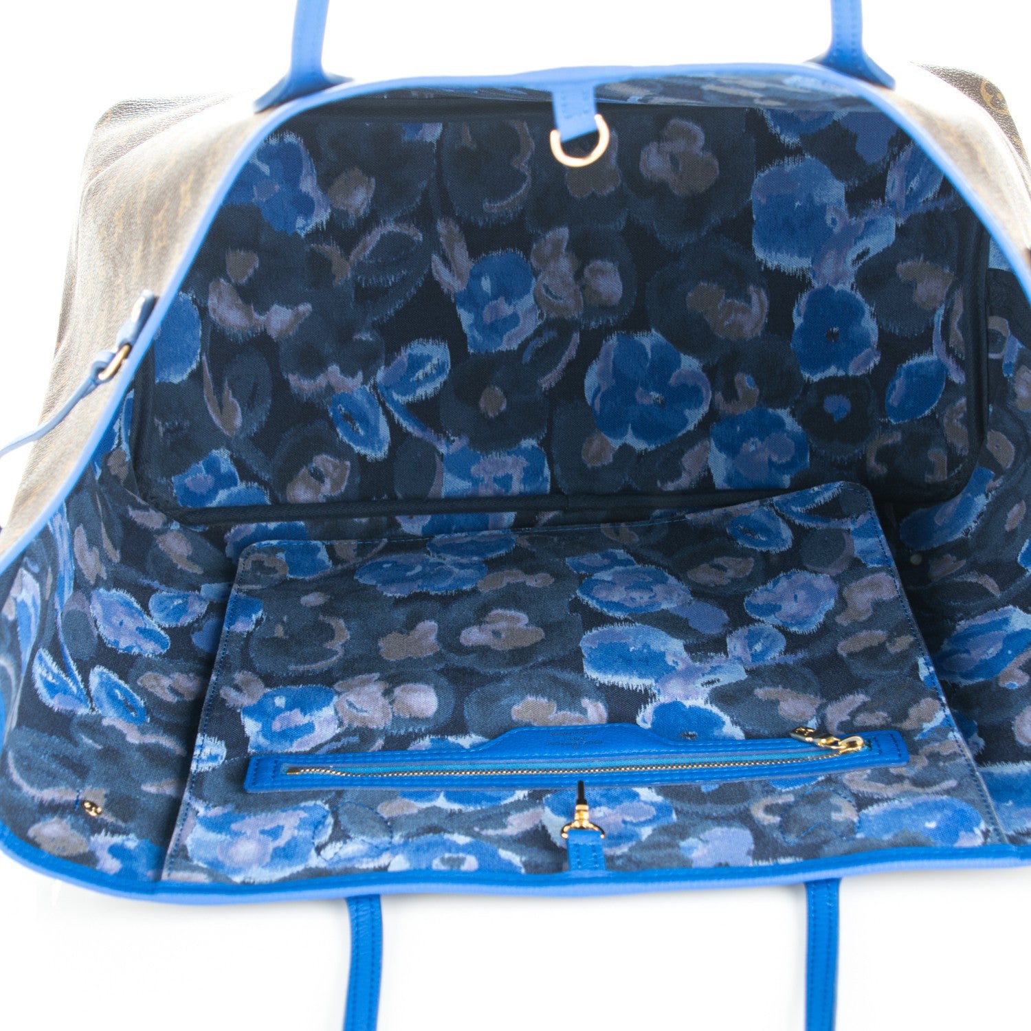 Louis Vuitton Monogram Articles de Voyage Ikat Neverfull GM Grand Blue 5 of 7