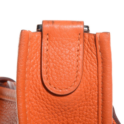 Hermes Taurillon Clemence Evelyne III PM Orange 4 of 14