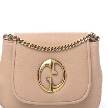 Gucci Dollar Calfskin Small 1973 Chain Shoulder Bag Camelia 11 of 11